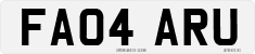 License plate of the United Kingdom, 2001 year system