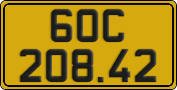 License plate of Vietnam, Commercial vehicles