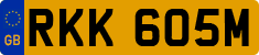License plate of the United Kingdom, 1963 year system