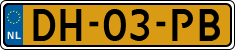 License plate of the Netherlands, Cars