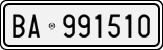 License plate of Italy, Cars (1927 year series)