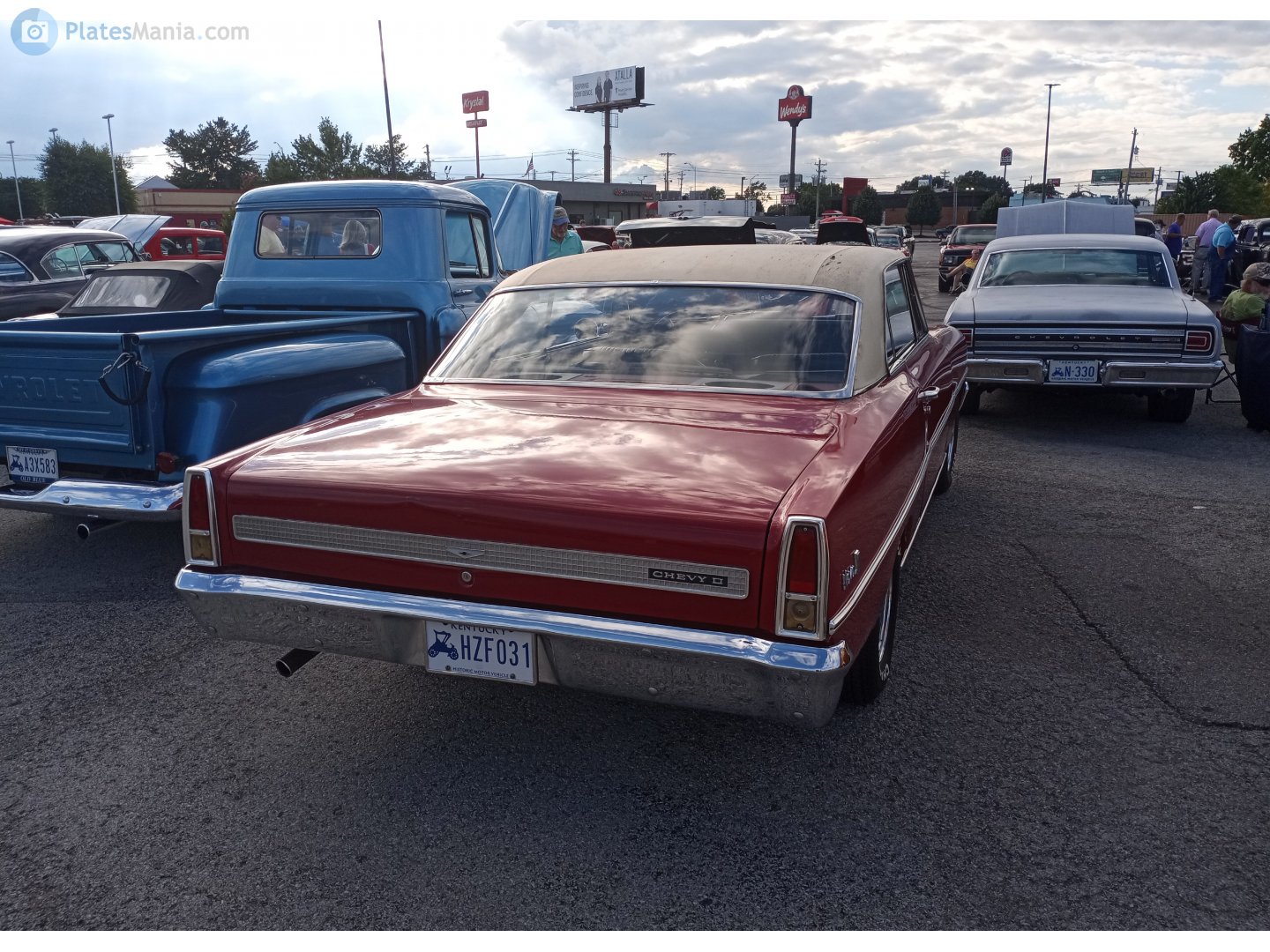 HZF031, Chevrolet Chevy II 2nd gen (Nova) 2-door Hardtop Coupé (37; X-body), 1965–1967