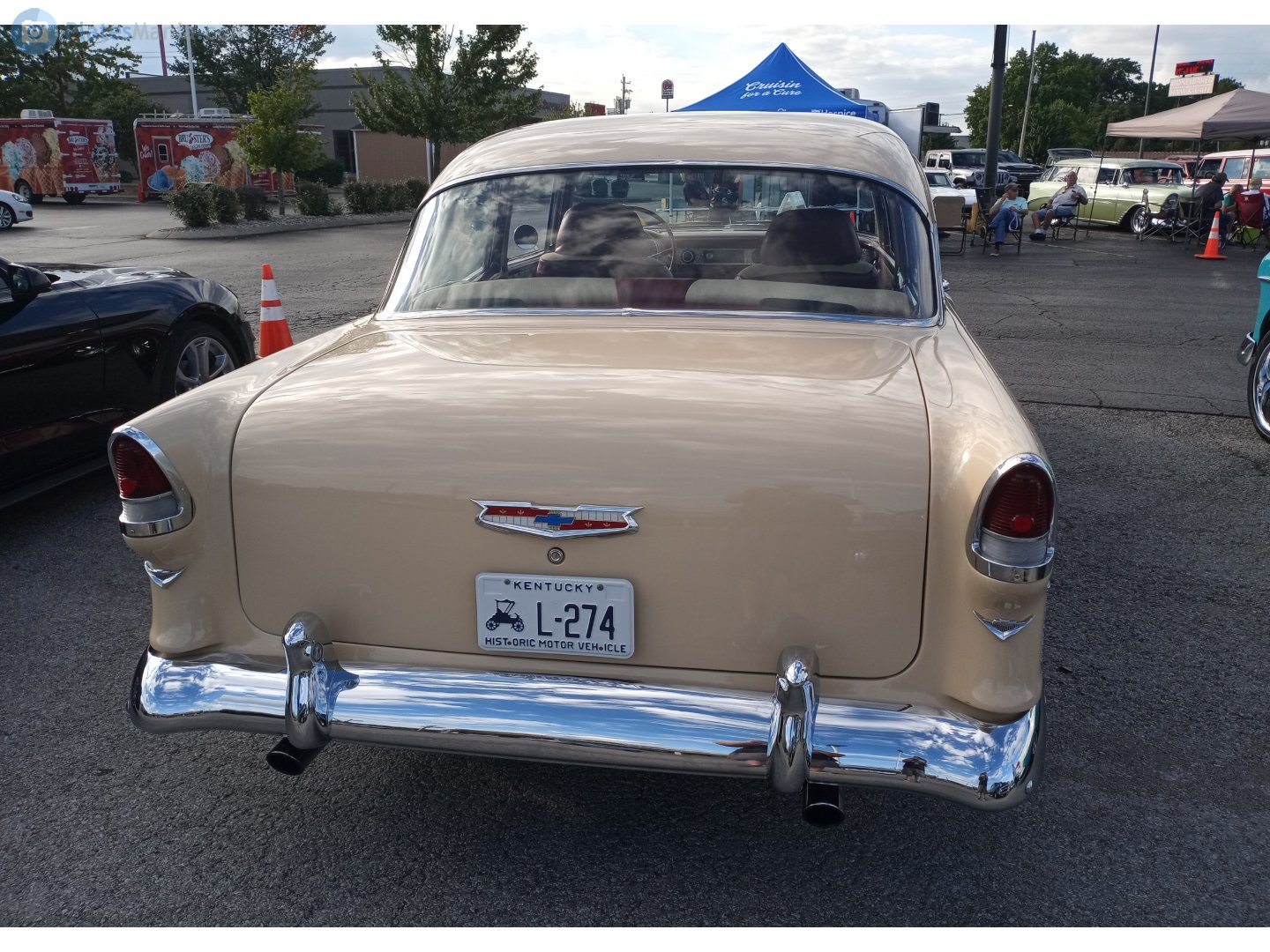 L-274, Chevrolet 210 2nd gen 1956 2-door Hardtop (2154-1037; A-body), 1st facelift, 1955–1956