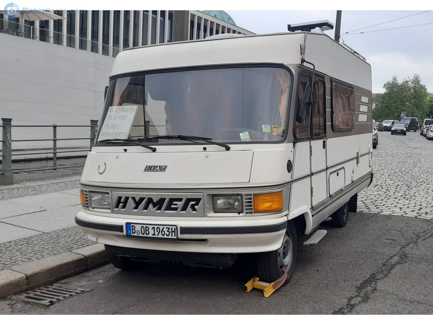 B OB 1963 H, Hymer Mobil 5th gen 534/544/554/564/594/644/654/694 (Fiat/Peugeot Chassis), 1988–1994