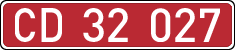 License plates of Spain, Diplomatic