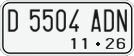 License plate of Indonesia, Motorcycles