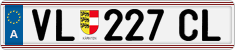 License plate of Austria, Regular plates
