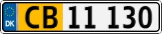 License plate of Denmark, Lower-taxed commercial vehicles