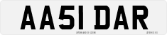 License plate of the United Kingdom, 2001 year system