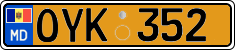 License plate of Moldova, Public transport (2015)