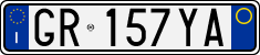License plate of Italy, Cars (1994 year series)