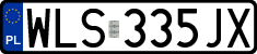 License plates of Poland, Regular car plates