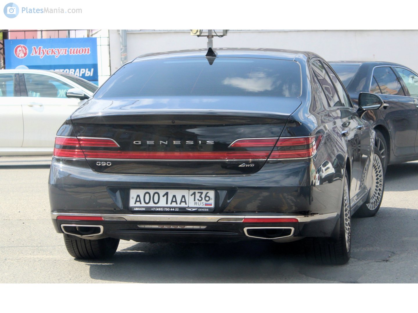 а 001 аа 136, Genesis G90 1st gen (HI), facelift, 2019–