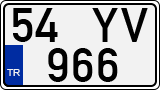 License plate of Turkey, Regular plates