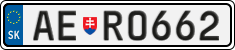 License plate of Slovakia, Vanity Plates