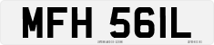 License plate of the United Kingdom, 1963 year system