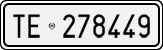 License plate of Italy, Cars (1927 year series)