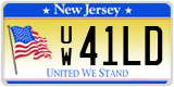 New Jersey, Specialty plates (A/B XXXX / XXXX A/B)