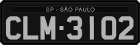 License plate of Brazil, Oldtimers (1990)