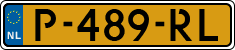 License plate of the Netherlands, Cars