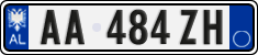 License plate of Albania, Cars (2011)