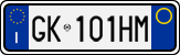License plate of Italy, Cars (1994 year series)