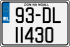 License plate of Ireland, Regular plates