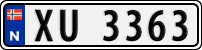 License plate of Norway, Trailers, motorcycles, special vehicles