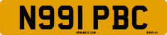 License plate of the United Kingdom, 1983 year system