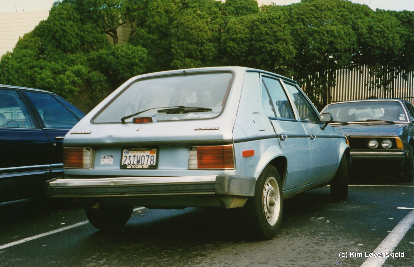 2SIW078, Plymouth Horizon 1st gen 5-door Hatch (44; L-body), 1978–1990