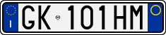 License plate of Italy, Cars (1994 year series)
