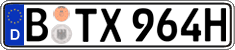 German license plate, Plates for oldtimers (type 
