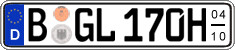 German license plate, Seasonal plates (Oldtimers)