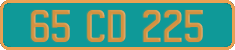 French license plate, Diplomatic