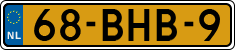 License plate of the Netherlands, Heavy Commercial Vehicles (1994 system)