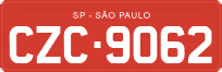 License plate of Brazil, Commercial vehicles (1990)
