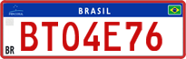 License plate of Brazil, Commercial vehicles (Mercosul)