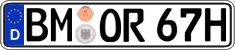 German license plate, Plates for oldtimers (type 