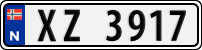 License plate of Norway, Trailers, motorcycles, special vehicles