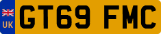 License plate of the United Kingdom, 2001 year system