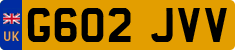 License plate of the United Kingdom, 1983 year system