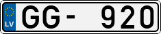 License plate of Latvia, Regular car plates