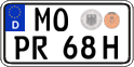 German license plate, Plates for oldtimers (type 