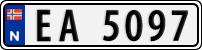 License plate of Norway, Trailers, motorcycles, special vehicles