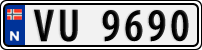 License plate of Norway, Trailers, motorcycles, special vehicles