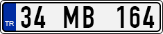 License plate of Turkey, Regular plates