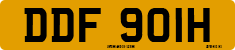 License plate of the United Kingdom, 1963 year system