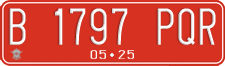 License plate of Indonesia, Government and public administrations