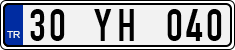 License plate of Turkey, Regular plates