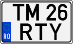 License plate of Romania, Regular plates